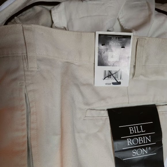 NWT Bill Robin Son Big & Tall sz 46 tan shorts - Picture 2 of 3